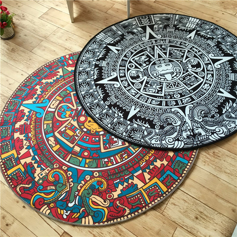 Quality Home Textiles - Karpet Bulat Kapten Akrilik Berkualitas Tinggi