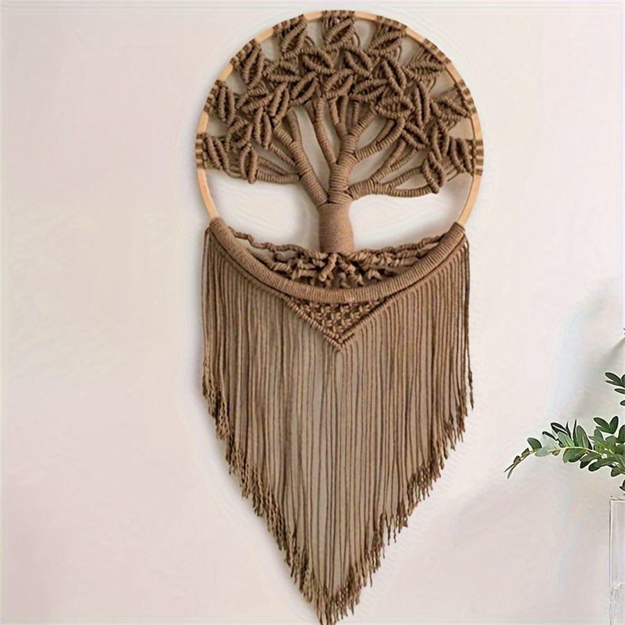 Home Textiles Discount - Pohon Kehidupan Macrame hiasan dinding buatan