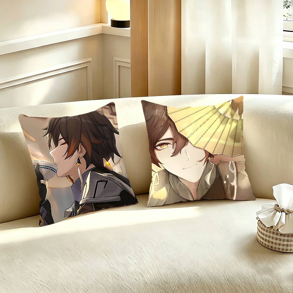 Home Textiles Là Gì - Sarung Bantal G-Genshin Impact zhong l-li