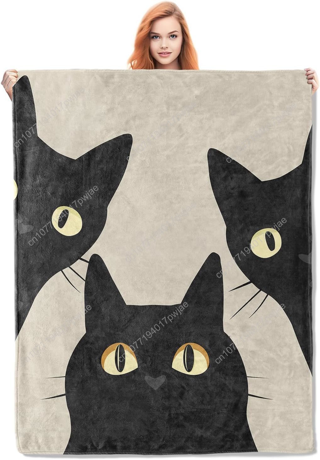 Quality Home Textiles - Selimut Kucing Lucu Hadiah untuk Wanita