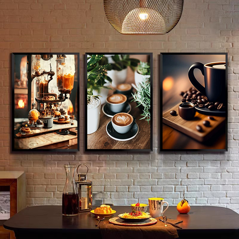 Home Textiles Discount - Poster Seni Cangkir Kopi Espresso Latte