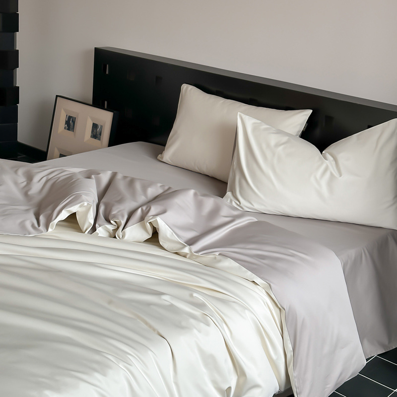 100% Katun Mesir Set Sprei Pat - Quality Home Textiles ulasan dan harga