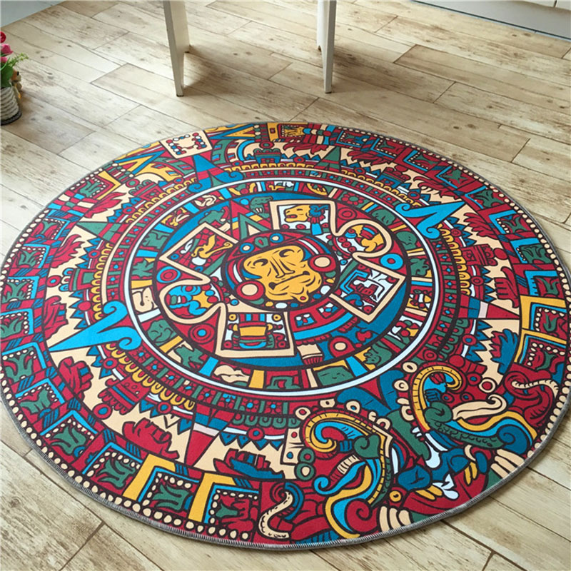 Karpet Bulat Kapten Akrilik Be - Quality Home Textiles ulasan dan harga