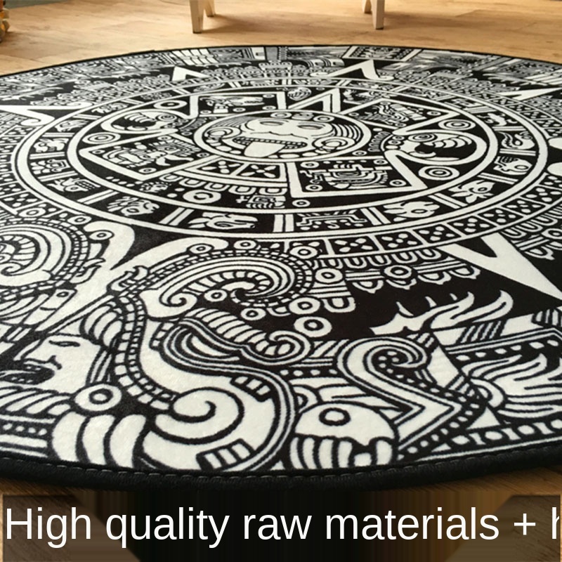 Karpet Bulat Kapten Akrilik Be - Quality Home Textiles ulasan dan harga