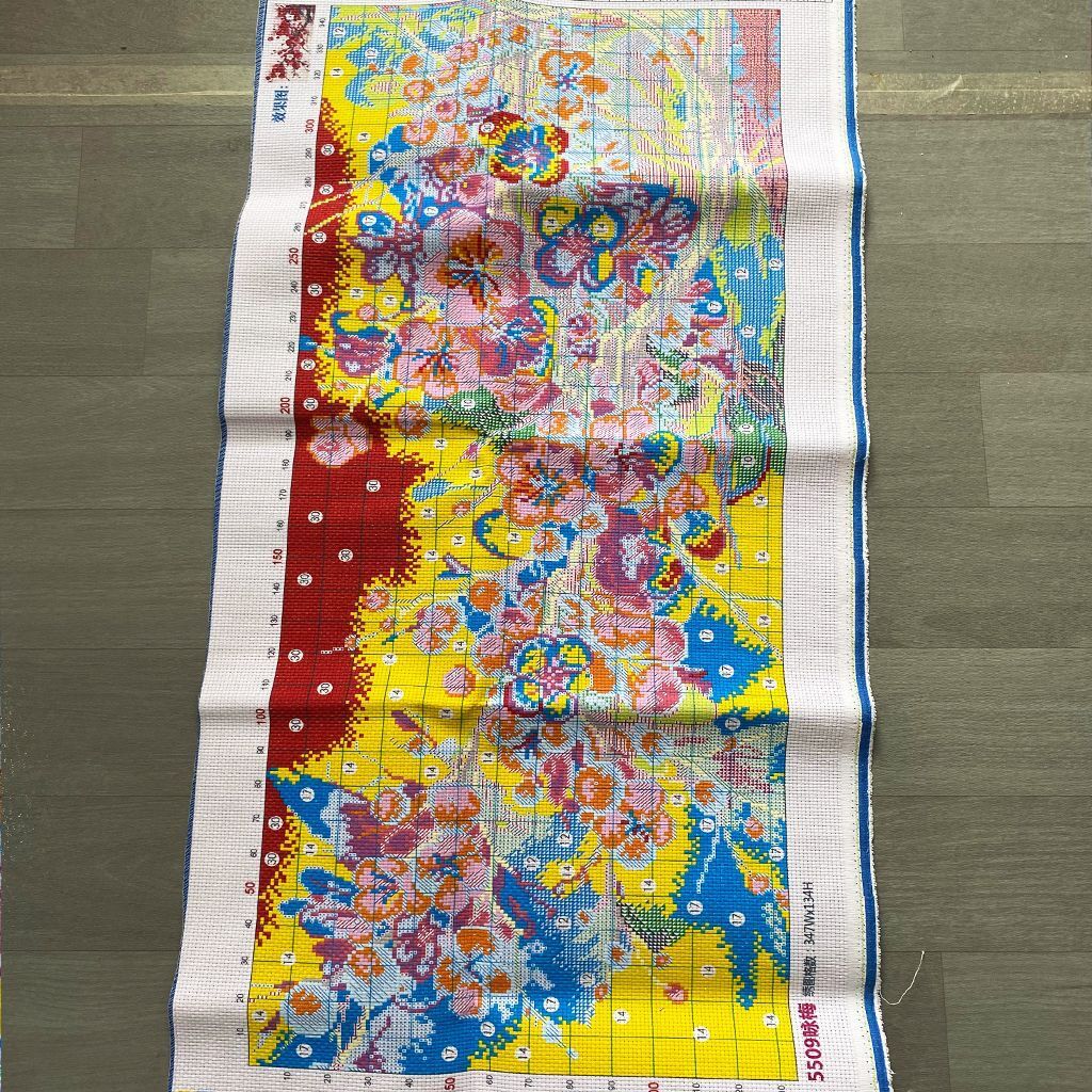 9ct 110x50cm bunga merah bordi - Home Textiles Discount ulasan dan harga