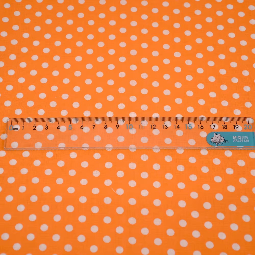 50X150CM Putih Oranye Polka Do - Home Textiles Discount ulasan dan harga