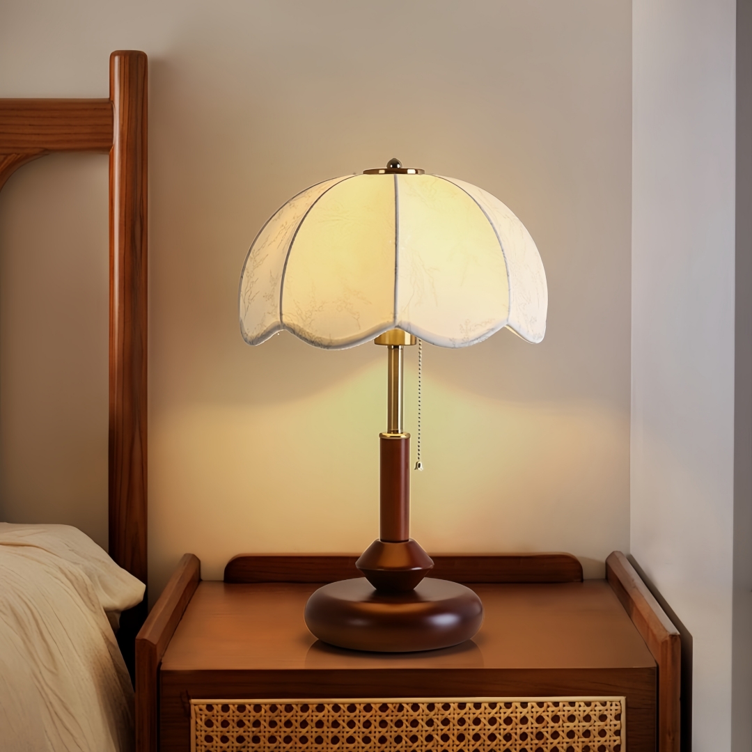 Lampu Meja Vintage Berbentuk K - Home Of Textiles ulasan dan harga