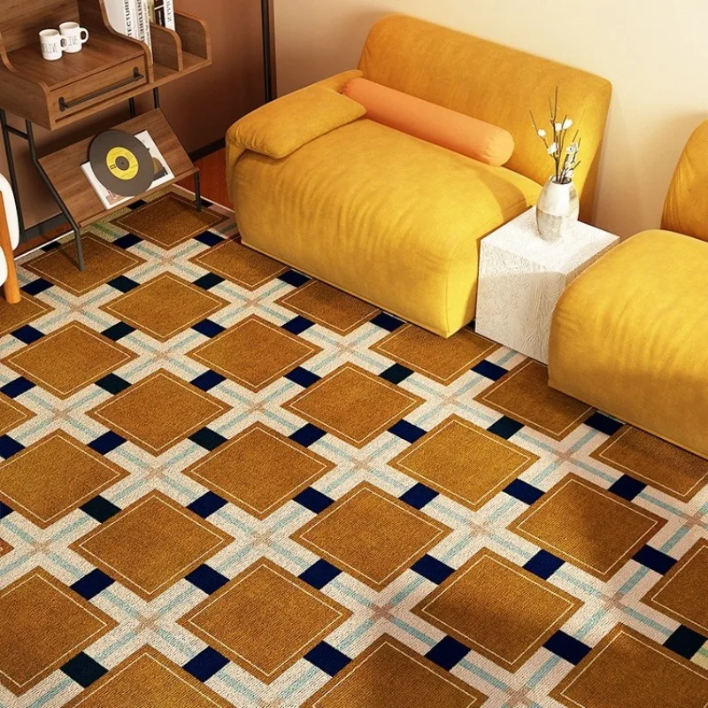 Karpet Retro Motif Kotak-kotak - Home Textiles Online ulasan dan harga