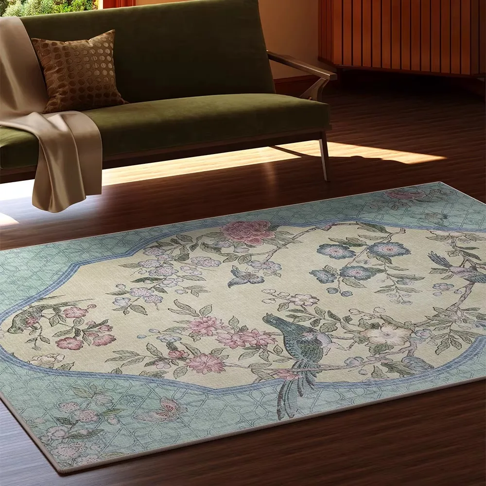 Karpet Nordik Bermotif Bunga V - Home Textiles Online ulasan dan harga