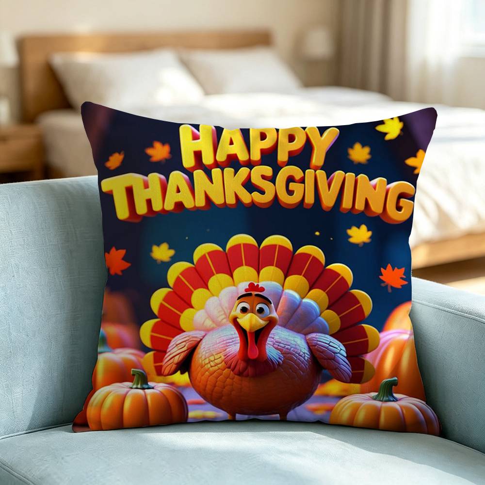 Sarung Bantal Motif Kalkun Pan - Home Textiles Turkey ulasan dan harga