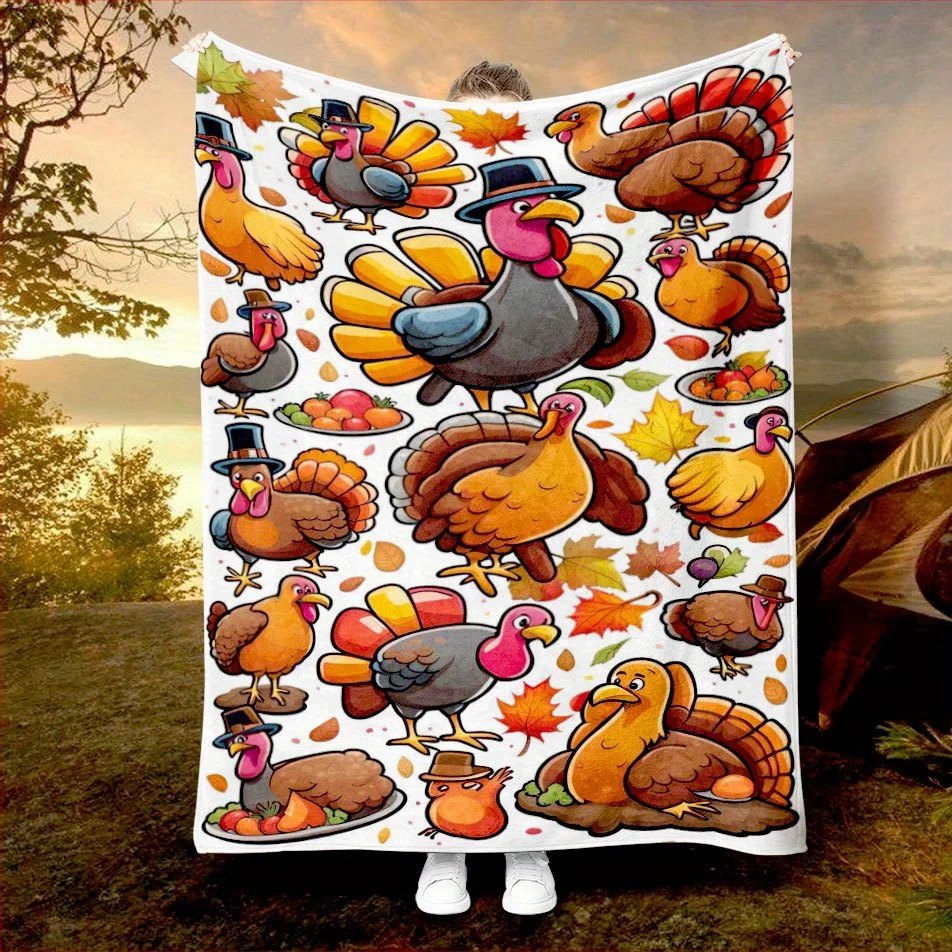 Selimut Thanksgiving Turki Tem - Home Textiles Turkey ulasan dan harga