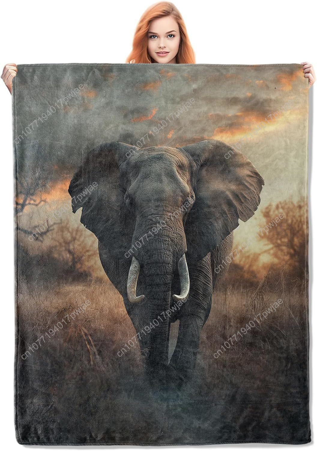 Selimut Bulu Gajah, Pemandanga - Quality Home Textiles ulasan dan harga