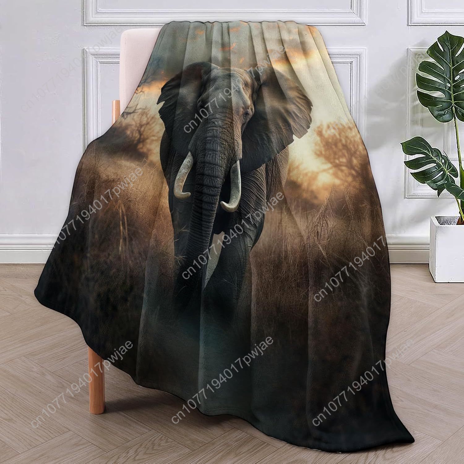 Selimut Bulu Gajah, Pemandanga - Quality Home Textiles ulasan dan harga