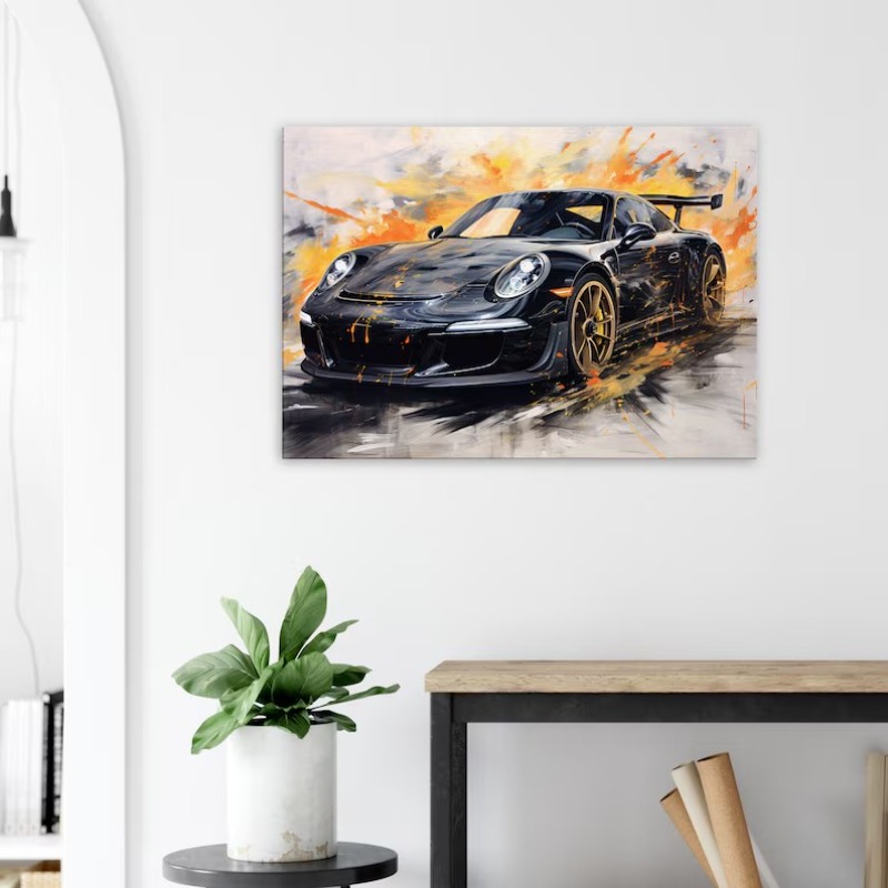 Poster Mobil Mewah Abstrak Mod - Home Textiles Brands ulasan dan harga
