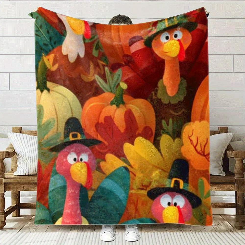 Selimut bermotif kartun kalkun - Home Textiles Turkey ulasan dan harga