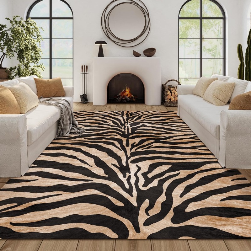 Karpet Ruang Tamu Motif Garis  - Home Textiles Online ulasan dan harga