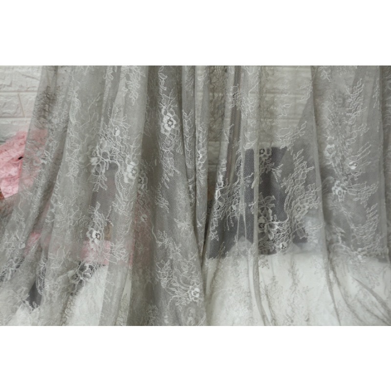 Kain Bordir Renda Bulu Mata Be - Quality Home Textiles ulasan dan harga