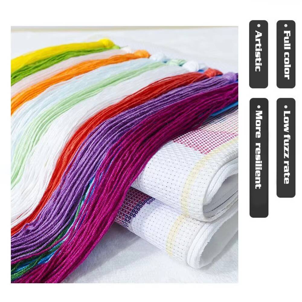 HUACAN Kit Sulaman Silang Bung - Home Textiles Discount ulasan dan harga